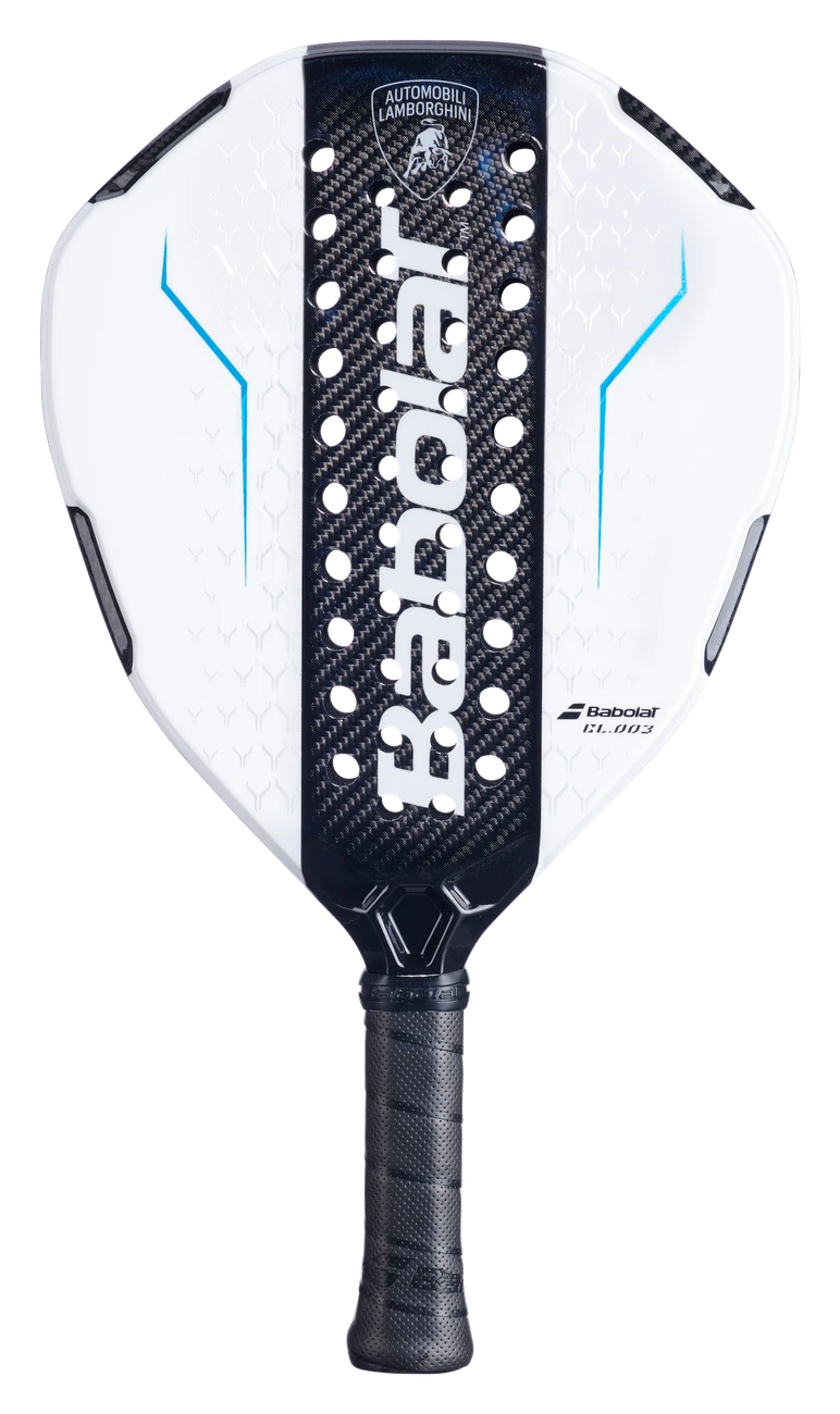 Pala Babolat x Automobili Lamborghini BL.003 · Blanco, vista frontal