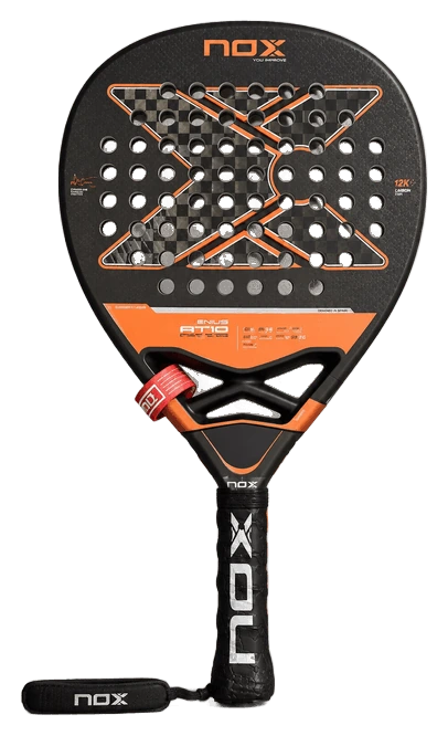 Pala NOX AT10 Genius Attack 12K 2025, vista frontal